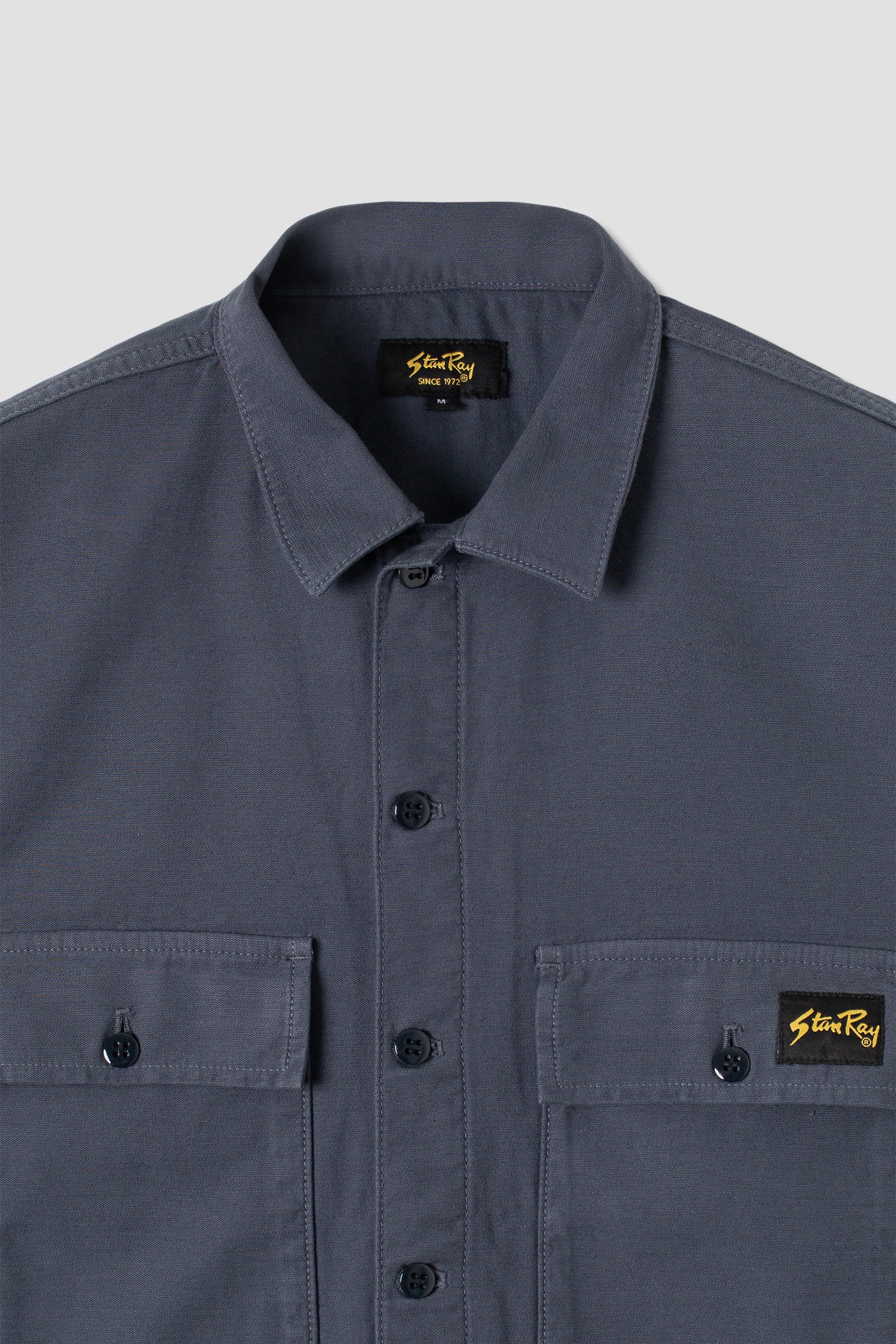 Stan Ray CPO Short Sleeve Shirt - Navy Sateen