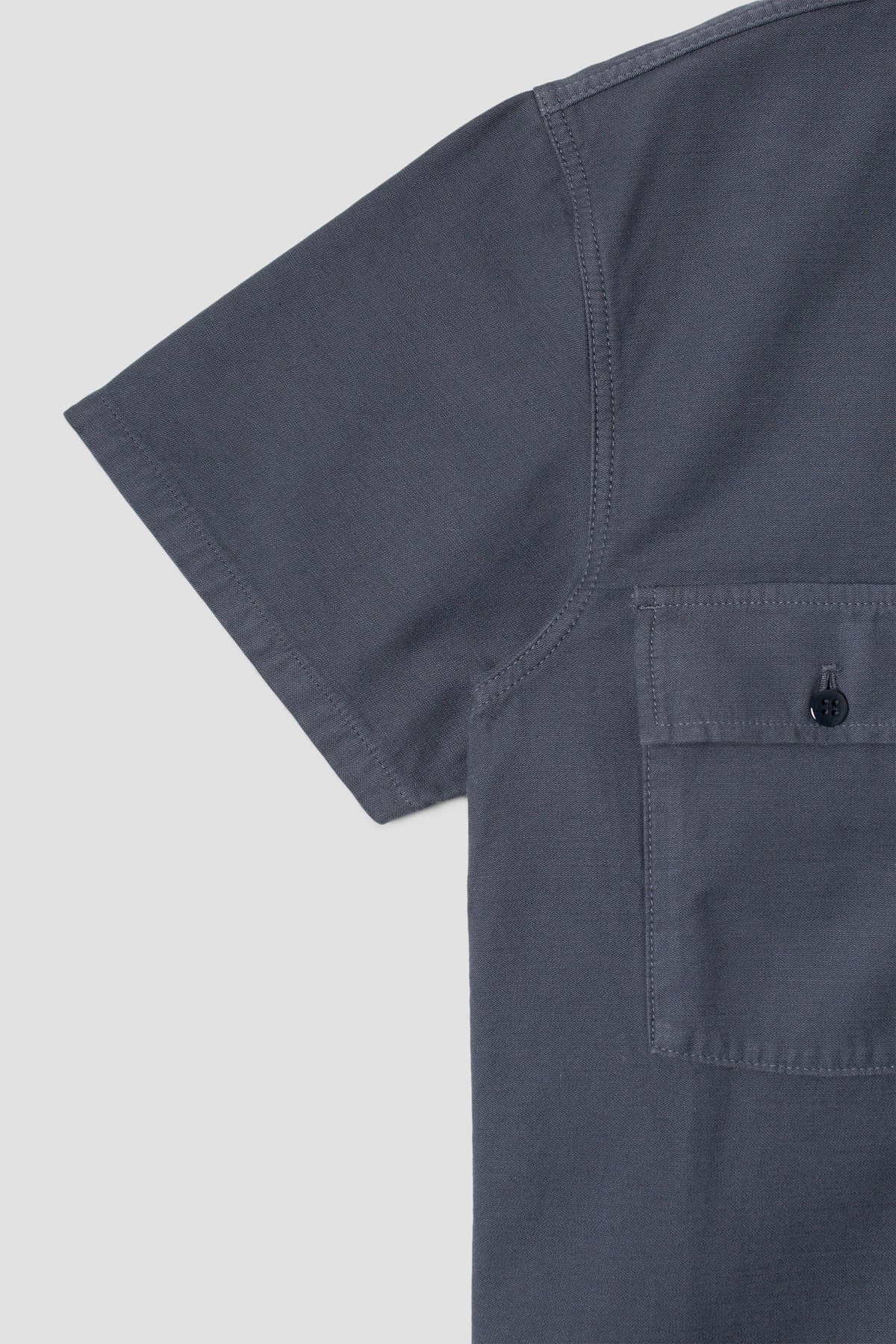 Stan Ray CPO Short Sleeve Shirt - Navy Sateen