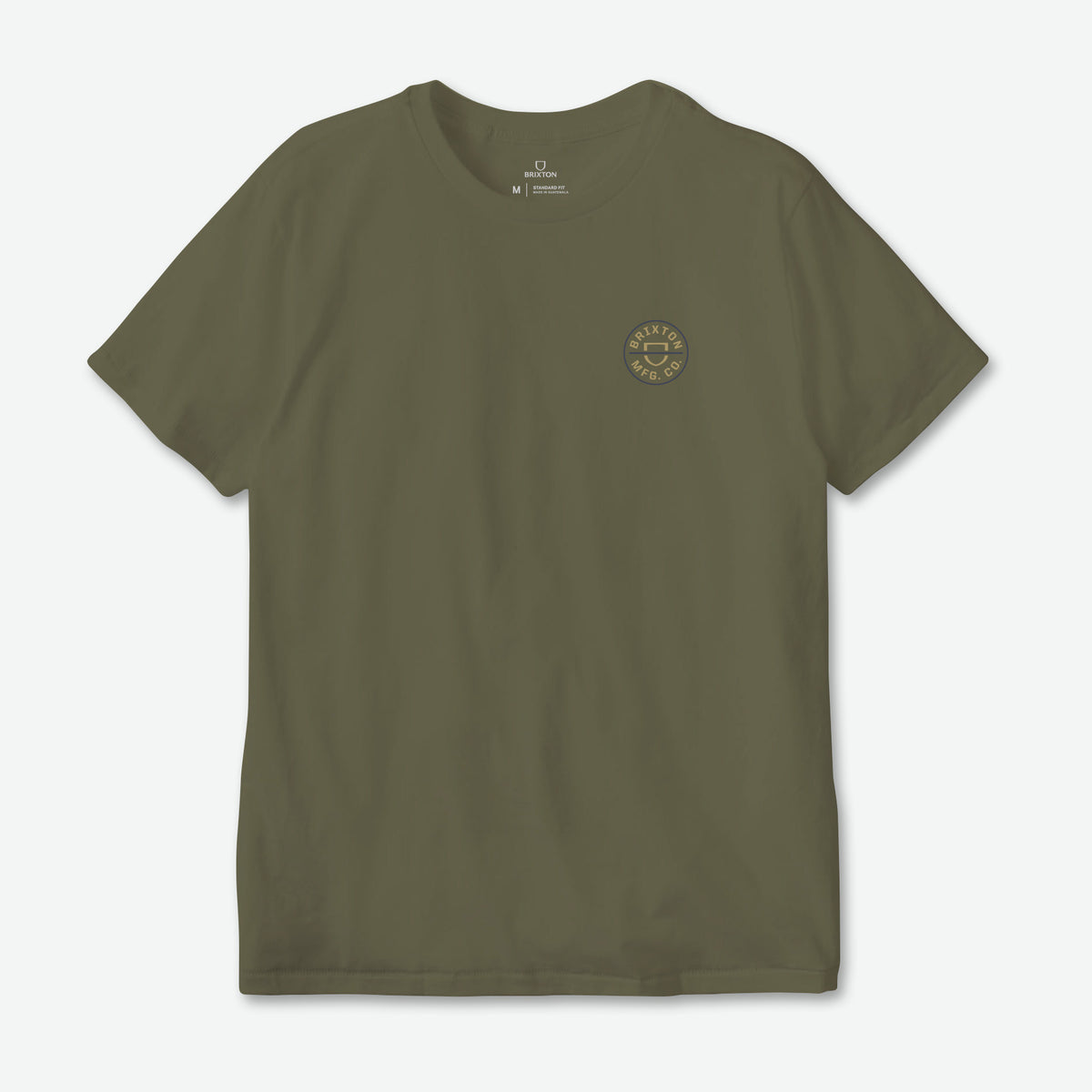 Brixton Crest 2 T-Shirt - Olive Surplus
