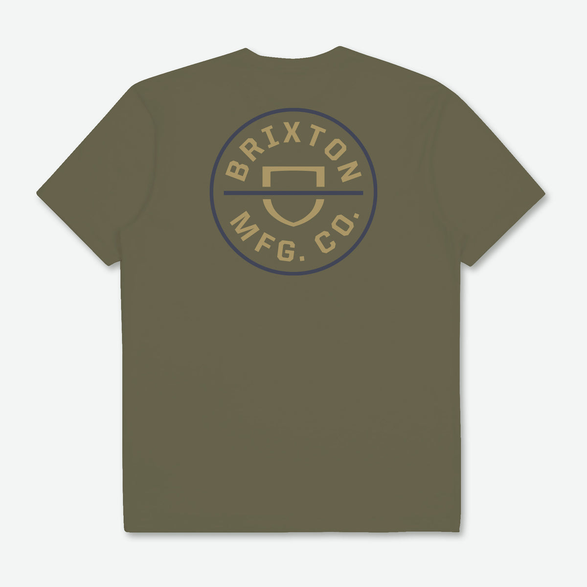 Brixton Crest 2 T-Shirt - Olive Surplus