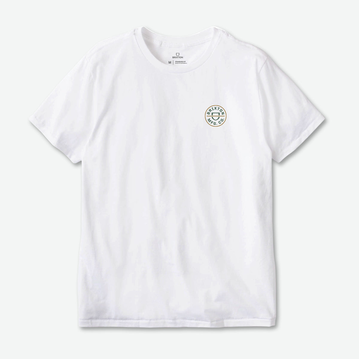 Brixton Crest 2 T-Shirt - White/ Pine