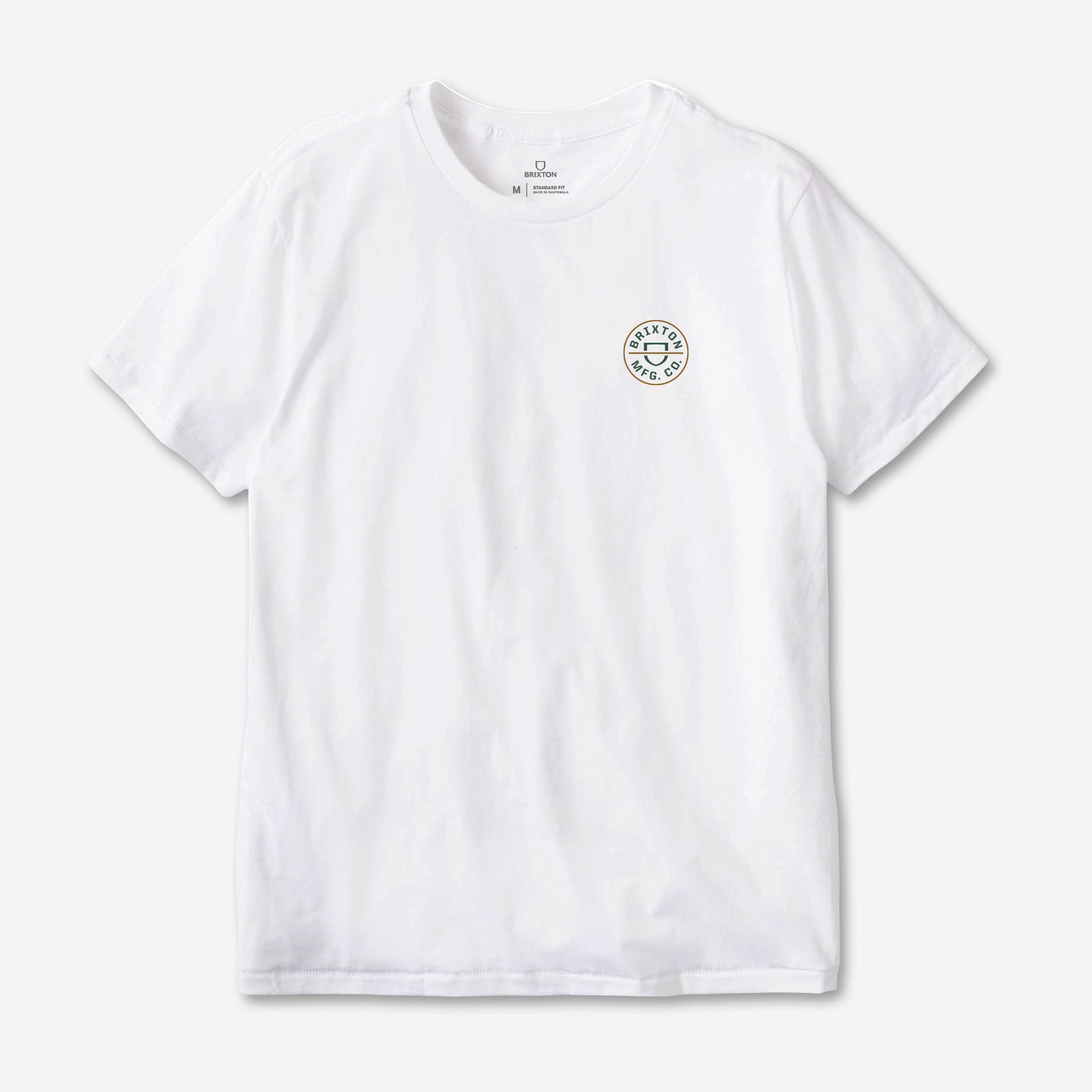 Brixton Crest 2 T-Shirt - White/ Pine