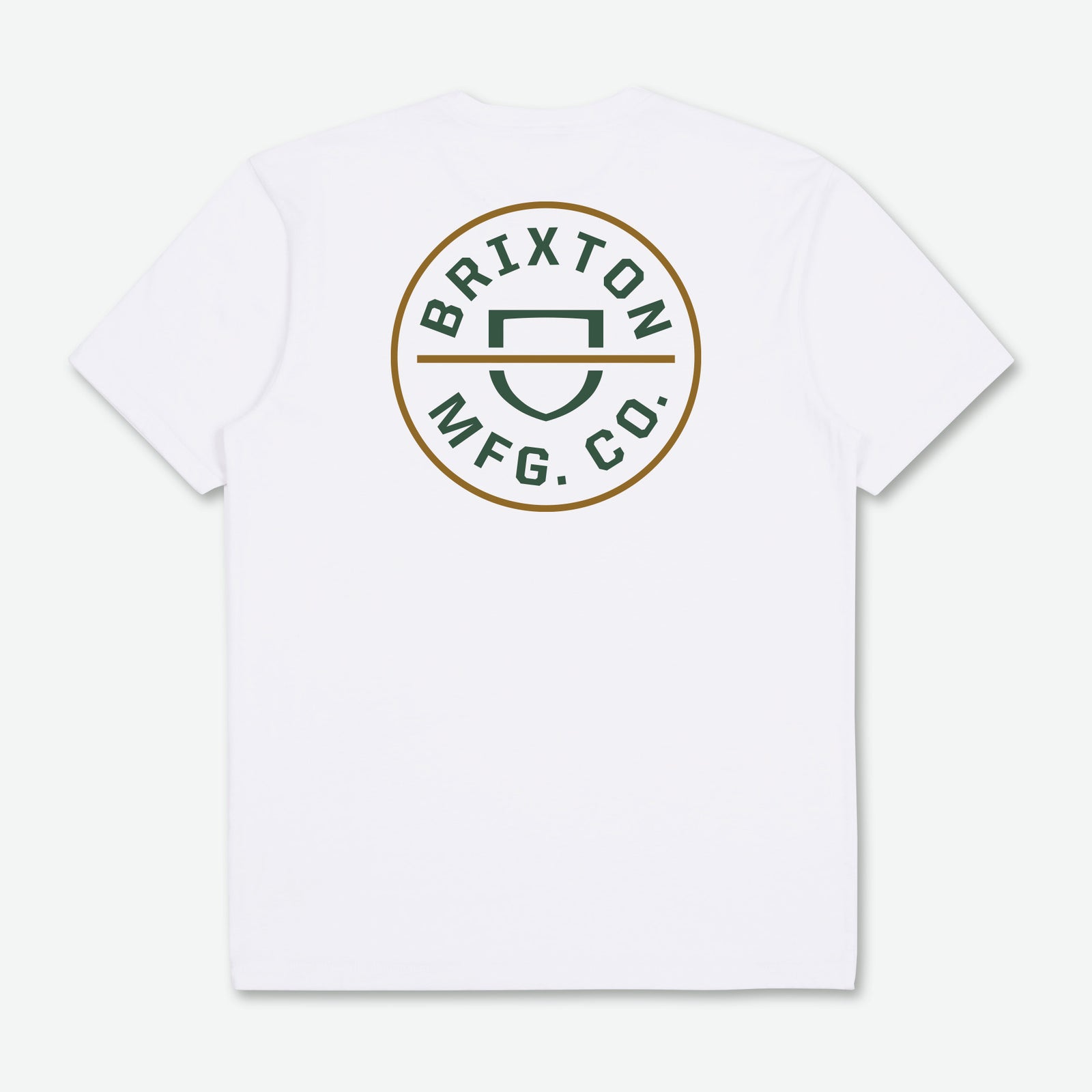 Brixton Crest 2 T-Shirt - White/ Pine