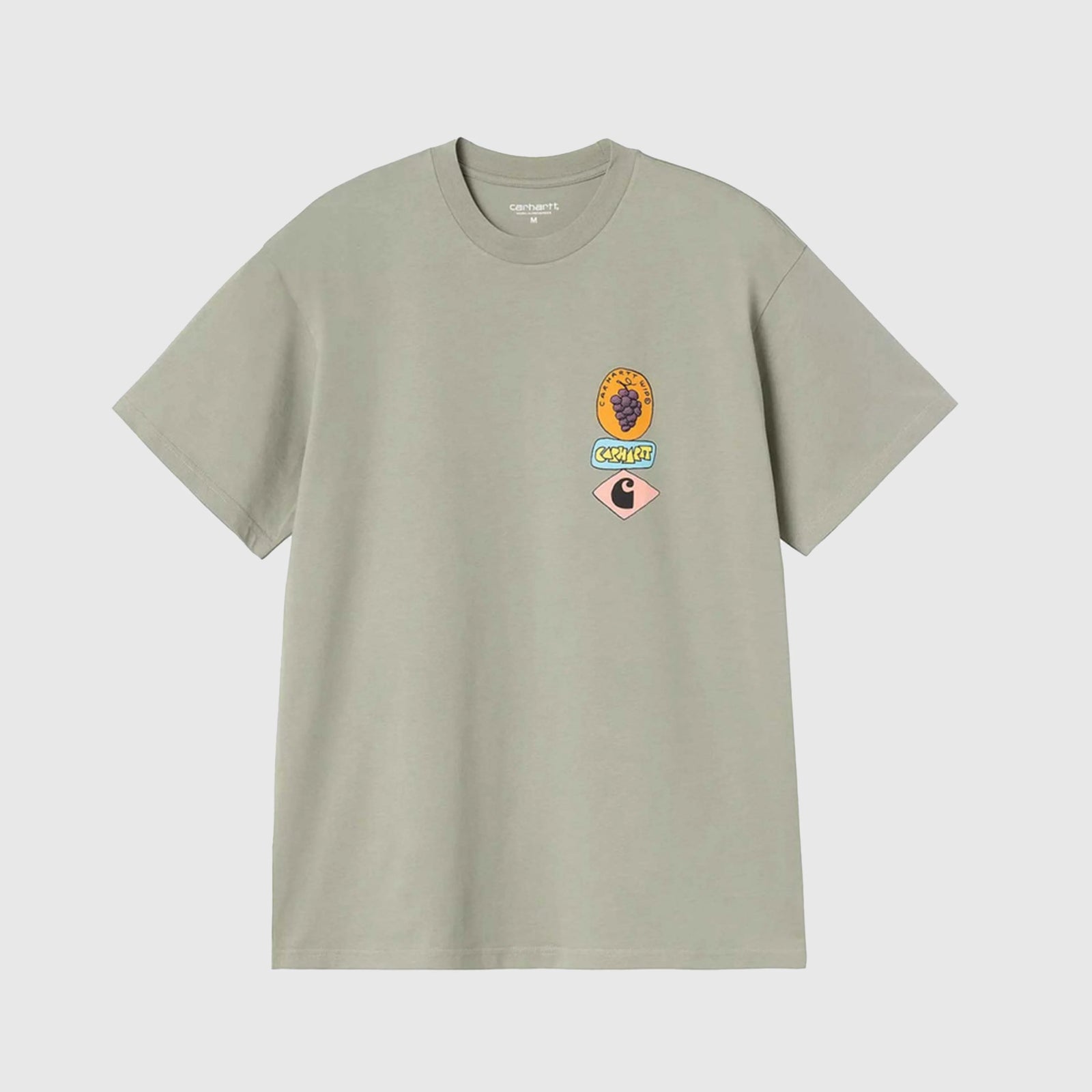 Carhartt WIP Stacked Grapes T-Shirt - Shady Green
