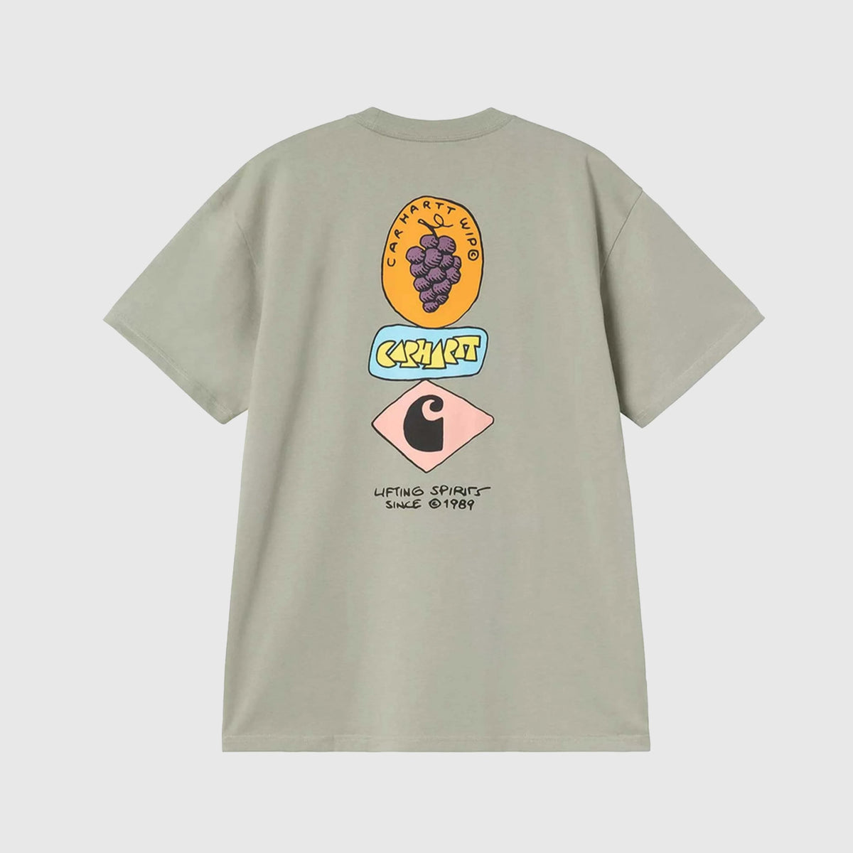 Carhartt WIP Stacked Grapes T-Shirt - Shady Green