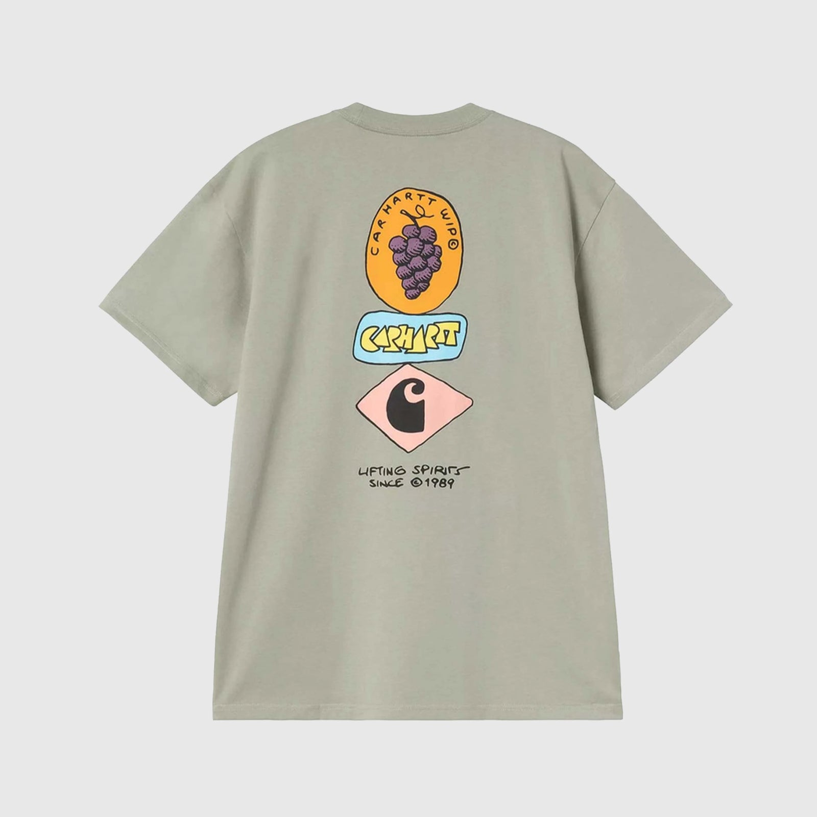 Carhartt WIP Stacked Grapes T-Shirt - Shady Green