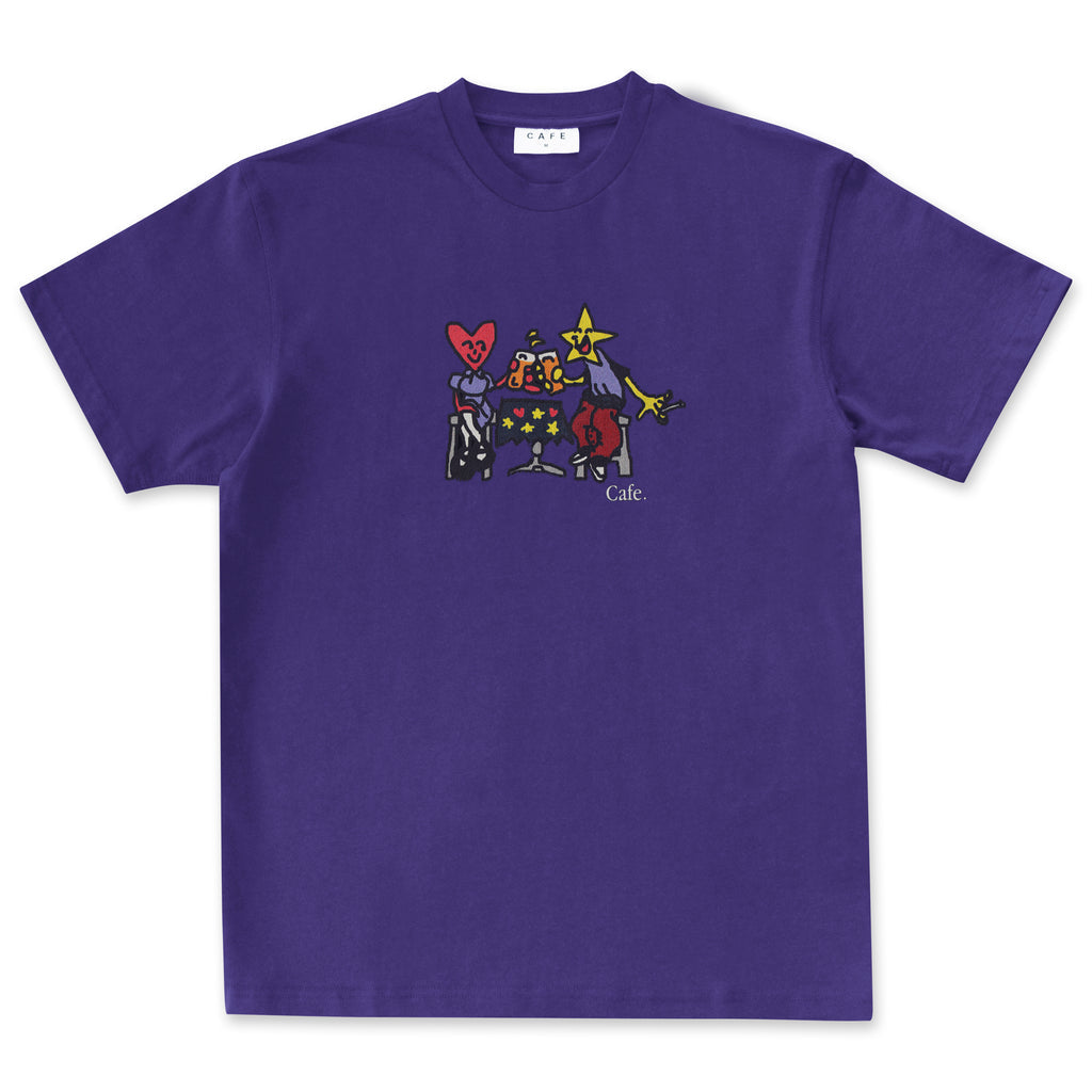 Skate Cafe Cheers T-Shirt - Purple