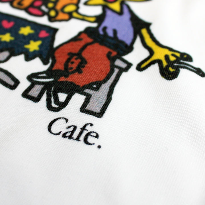 Skate Cafe Cheers T-Shirt - White