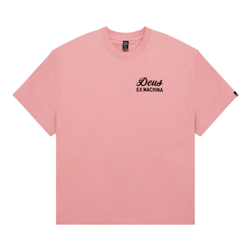 Deus Seoul Sign T-Shirt - Lobster Bisque Pink