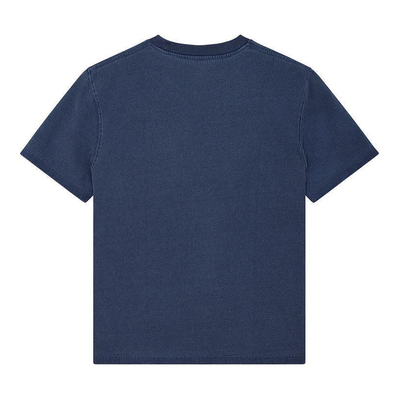 Deus Shield Garment Dyed T-Shirt - Mechanic Blue