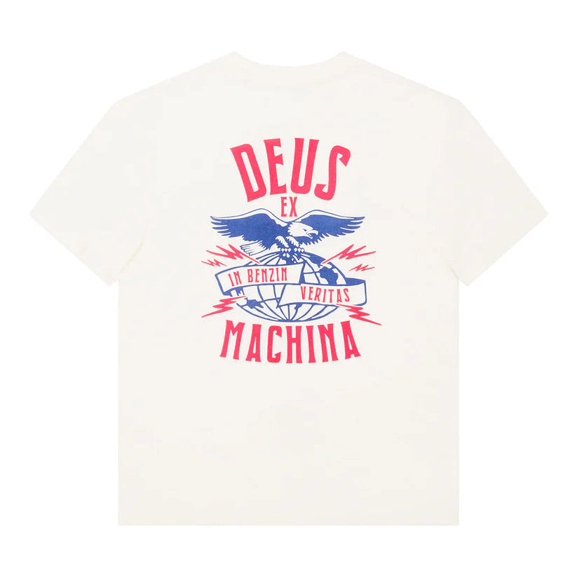 Deus Claw-Some Whizz T-Shirt - Dirty White