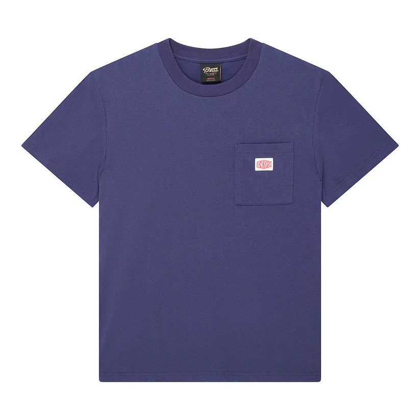 Deus Parts & Service Pocket T-Shirt - French Blue