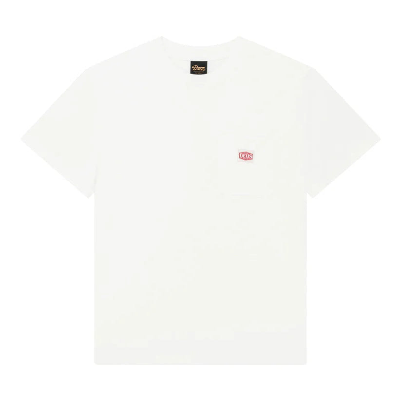 Deus Parts & Service Pocket T-Shirt - Vintage White