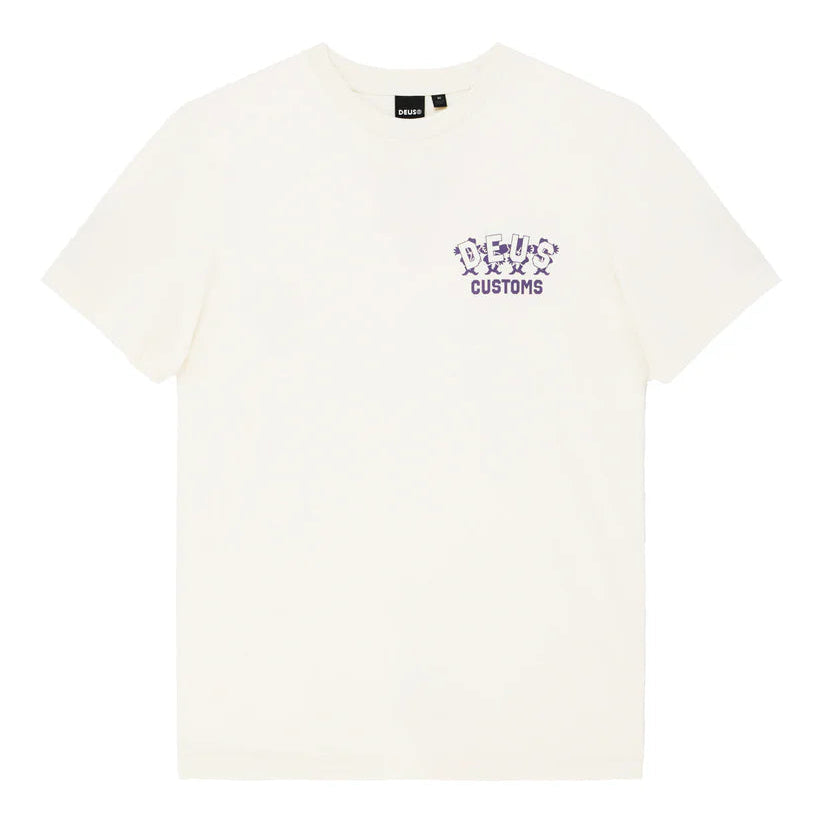 Deus Fancy Pansy T-Shirt - Vintage White