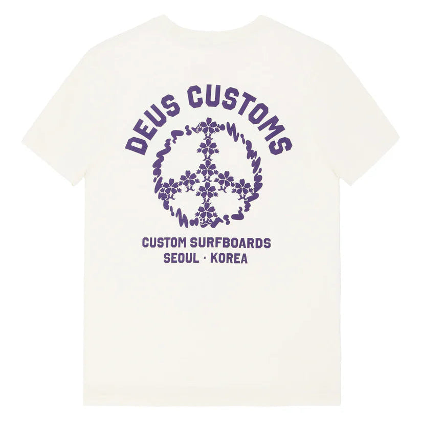 Deus Fancy Pansy T-Shirt - Vintage White