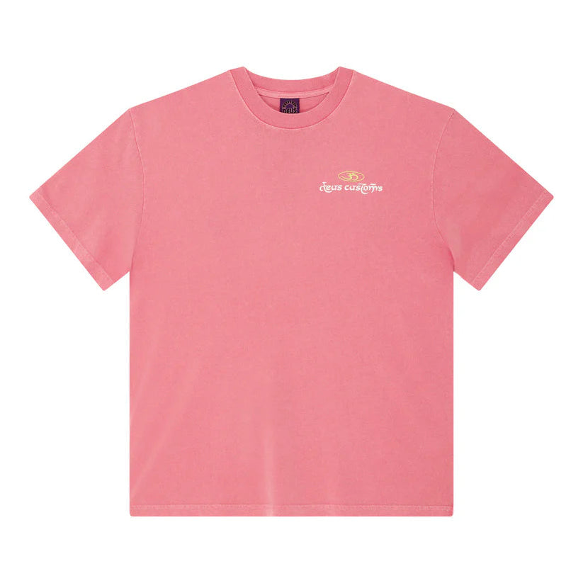 Deus Out Of Reach T-Shirt - Melon Red