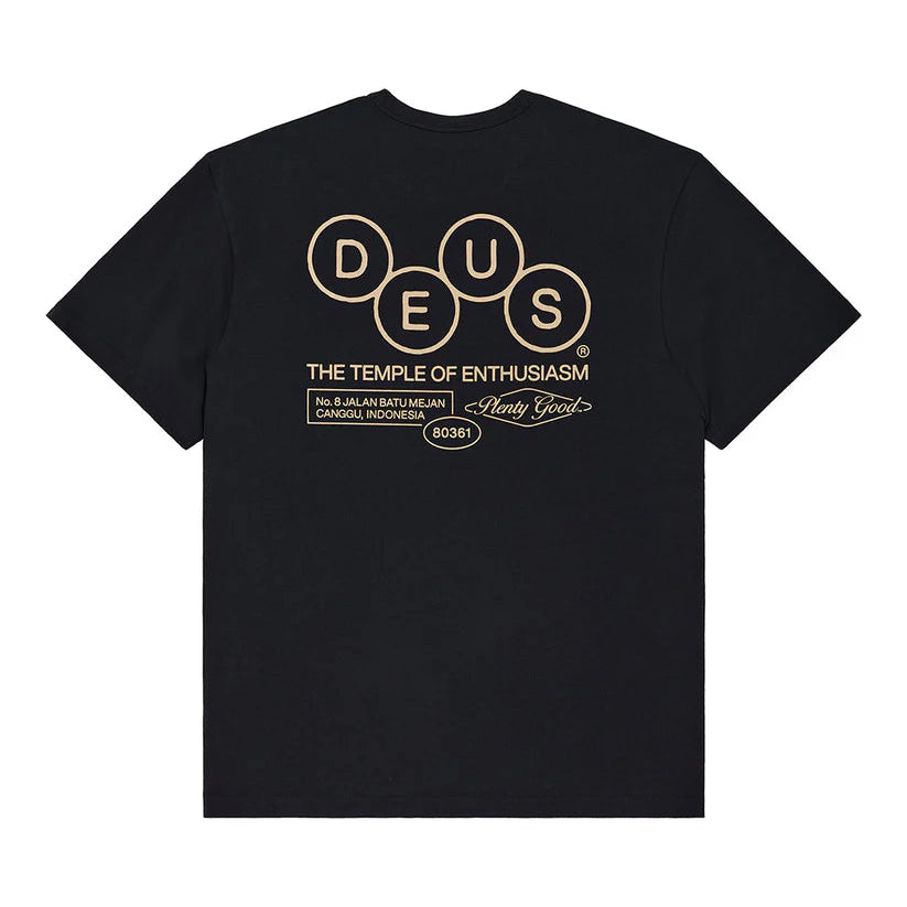 Deus Mechanism T-Shirt - Black