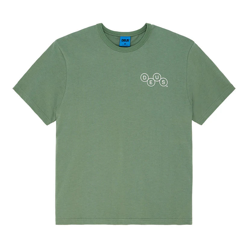 Deus Mechanism T-Shirt - Loden Frost Green