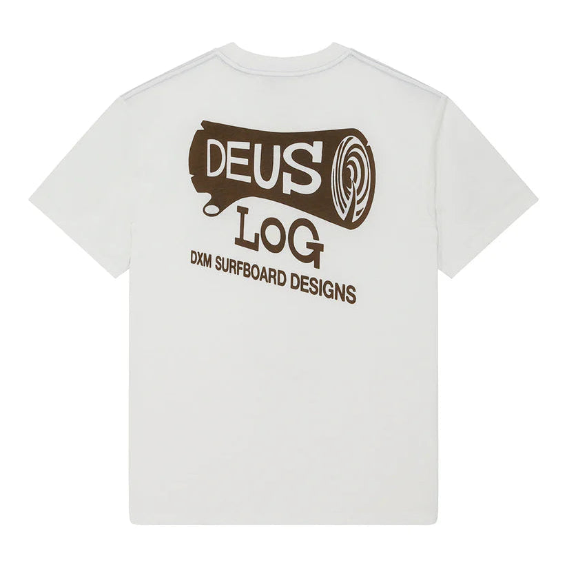 Deus Log T-Shirt - Vintage White