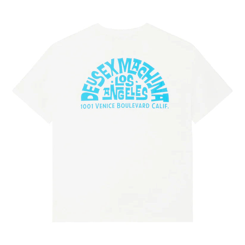 Deus Los Angeles Address T-Shirt - Vintage White