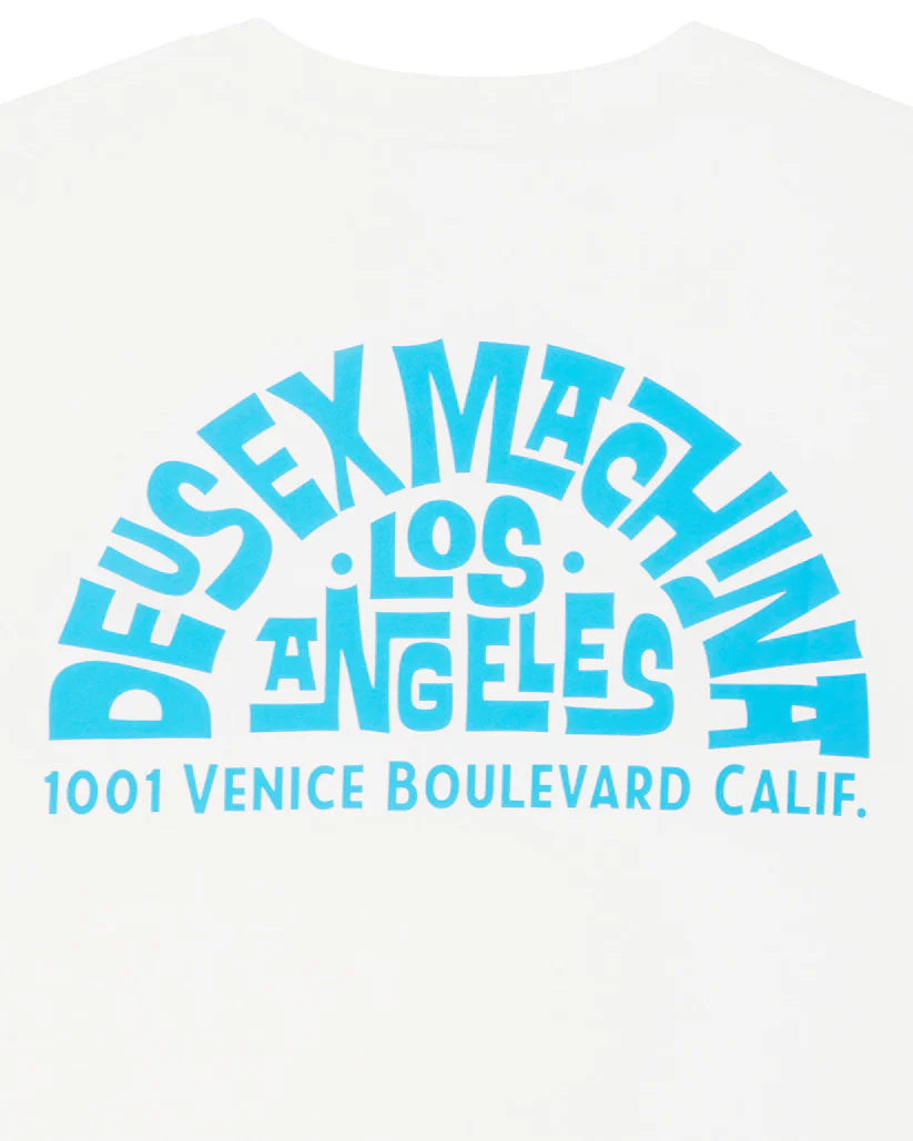 Deus Los Angeles Address T-Shirt - Vintage White