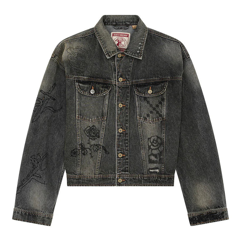 Deus Mephistopheles Noir Jacket - Dirty Anthracite