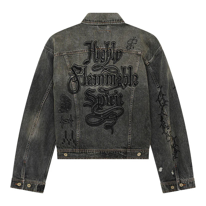 Deus Mephistopheles Noir Jacket - Dirty Anthracite