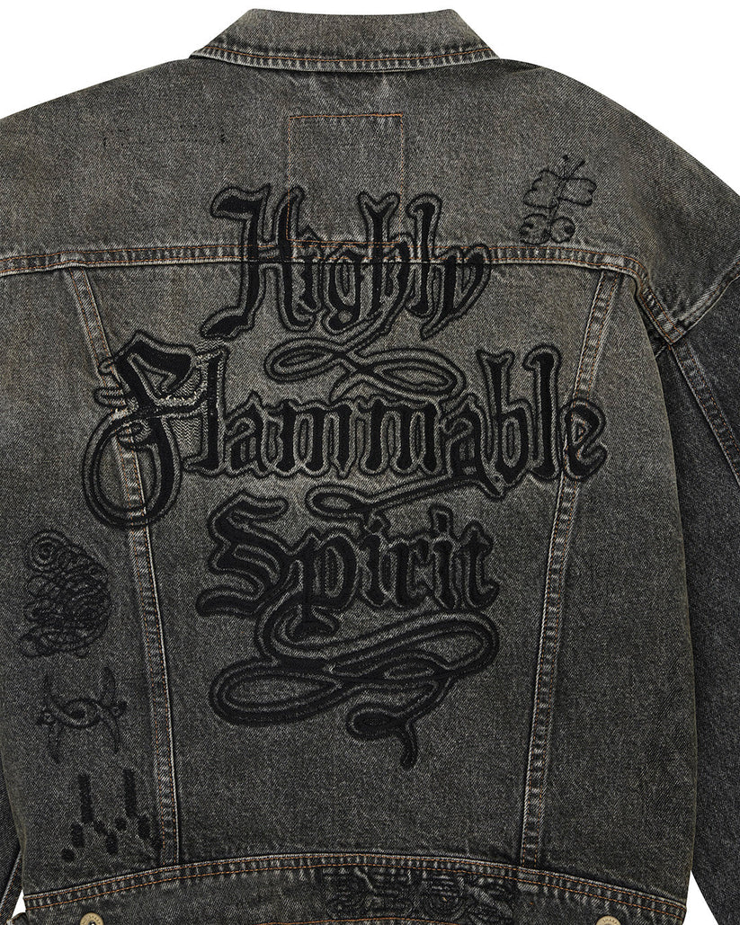 Deus Mephistopheles Noir Jacket - Dirty Anthracite
