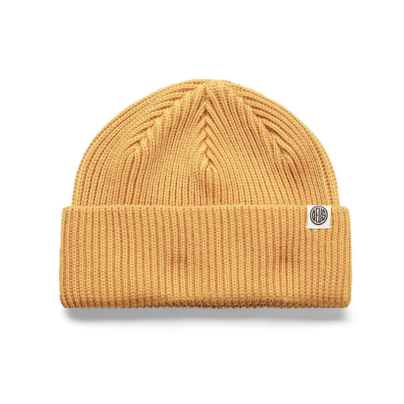 Deus Pill Merino Beanie - Radiant Yellow