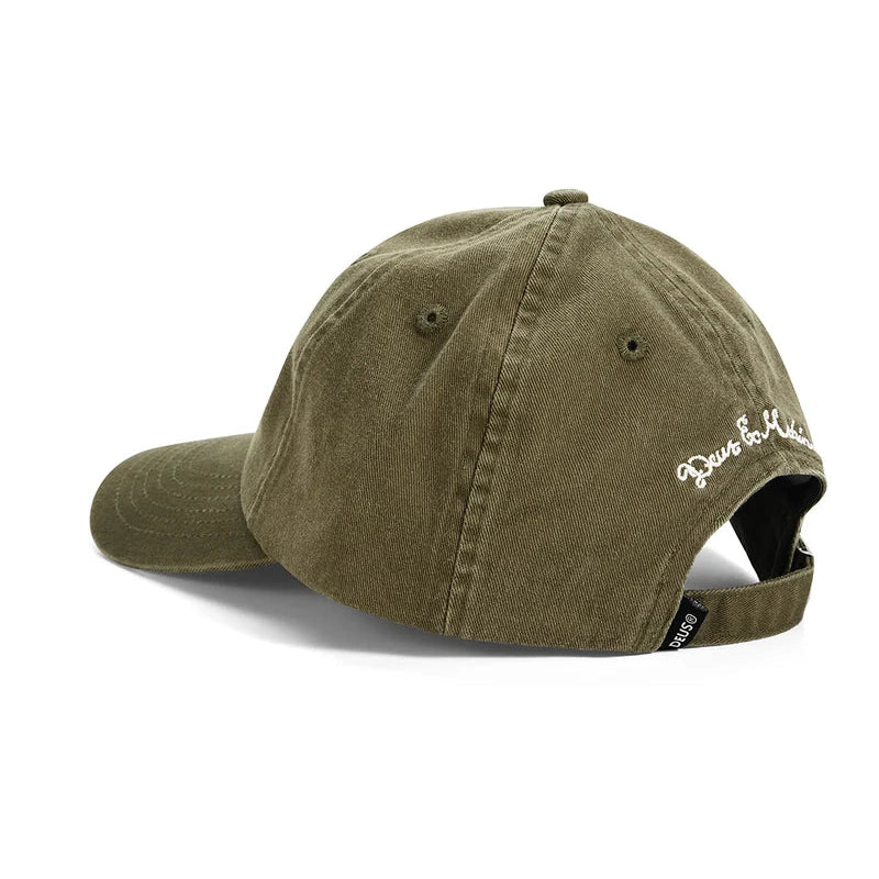 Deus Harajuku Sign Dad Cap - Olive Green
