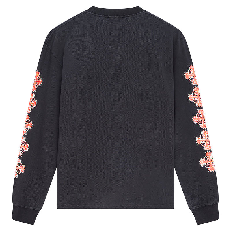 Deus Swivel LS T-Shirt - Anthracite Grey