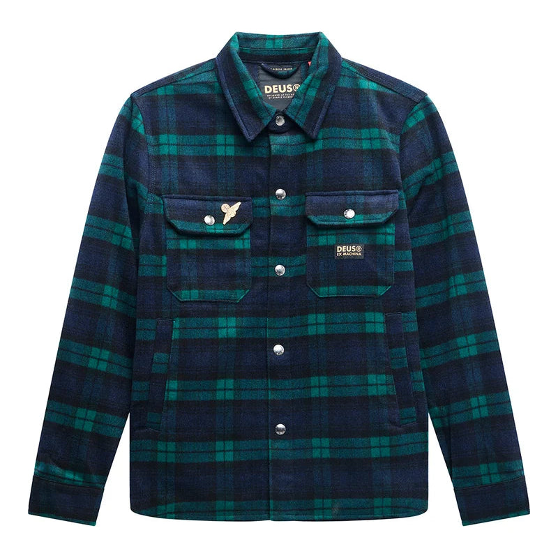 Deus Maxwell Check Shirt - Green Check