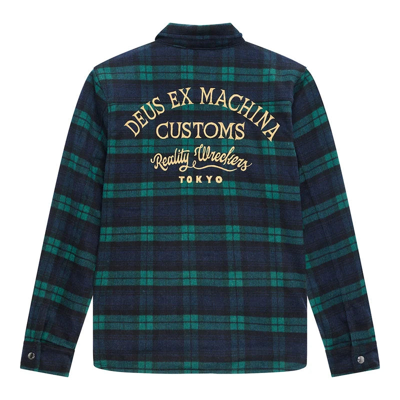 Deus Maxwell Check Shirt - Green Check