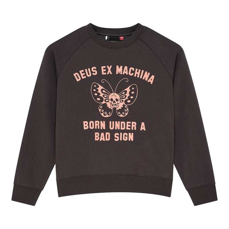 Deus Bad Sign Crew - Anthracite Grey