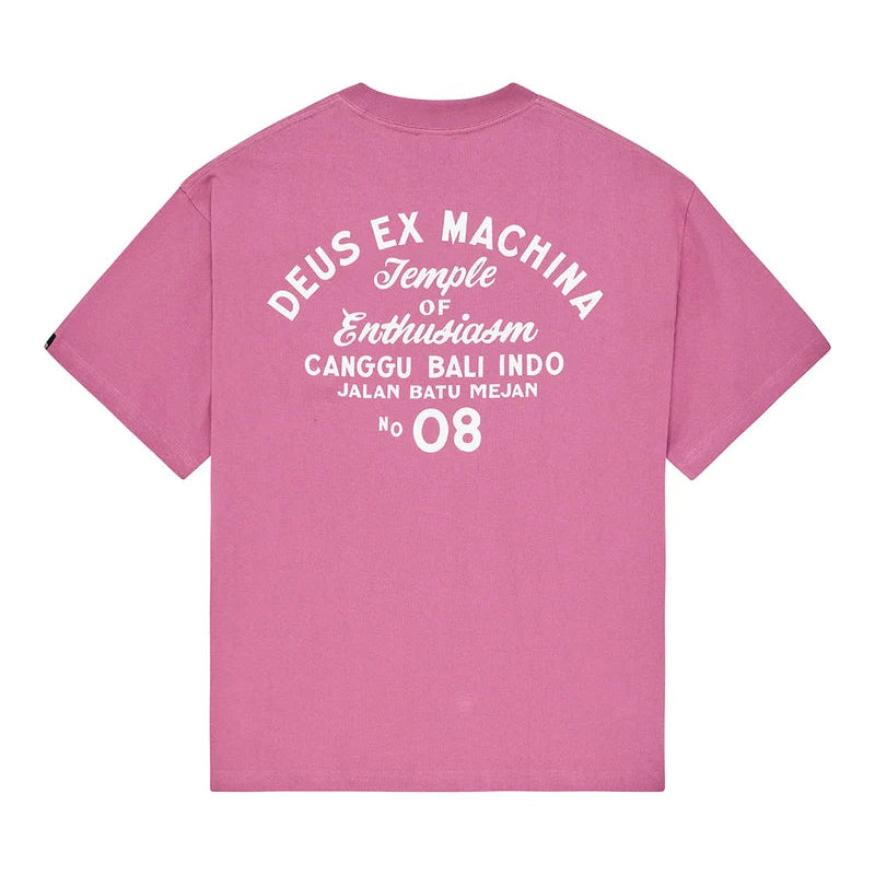 Deus Canggu Sign T-Shirt - Red Violet