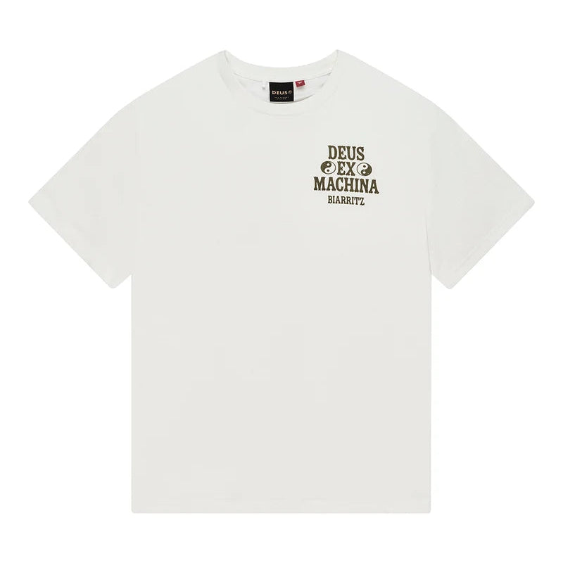 Deus Biarritz Ceramic T-Shirt - Vintage White