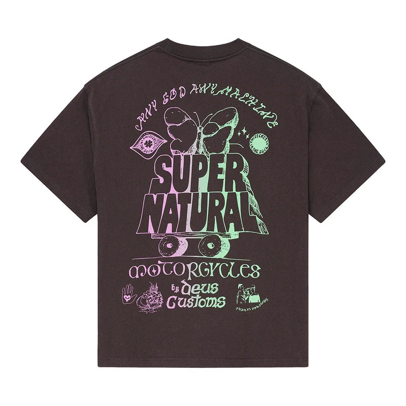 Deus Temple Torque T-Shirt - Anthracite Grey