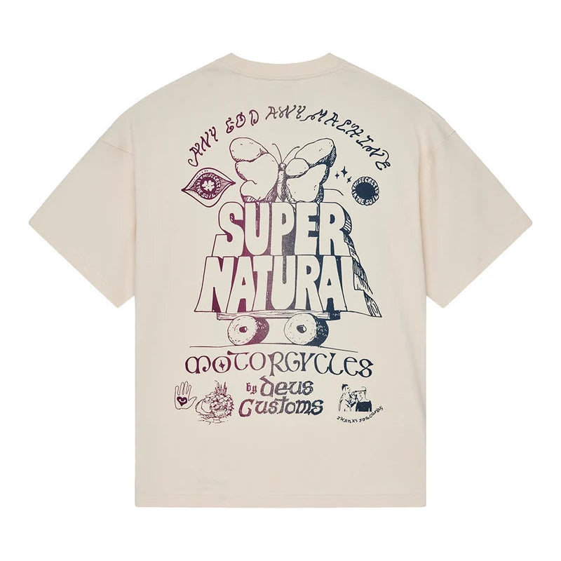 Deus Temple Torque T-Shirt - Dirty White