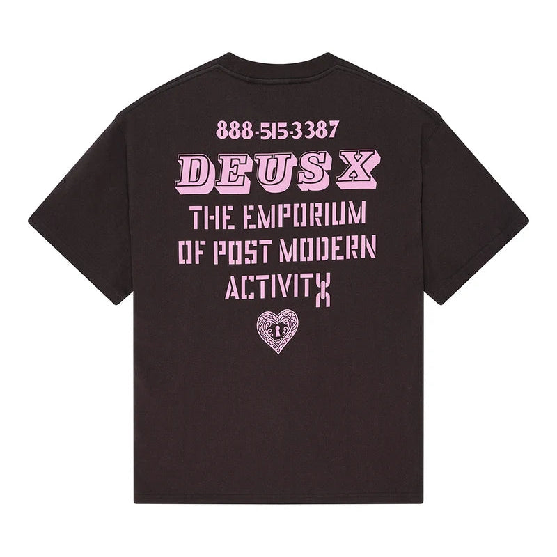 Deus Upstairs T-Shirt - Anthracite Grey