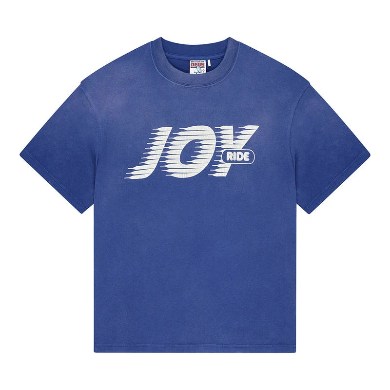 Deus Fast Times T-Shirt - Limoges Blue