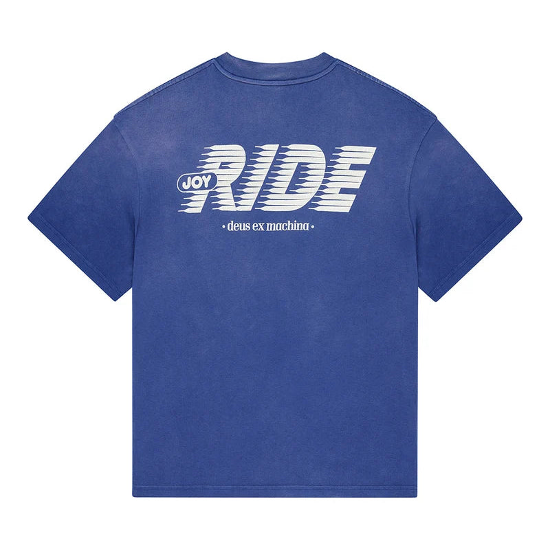 Deus Fast Times T-Shirt - Limoges Blue