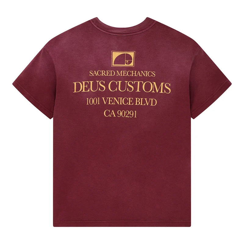 Deus Perfect Ratio T-Shirt - Riding Red