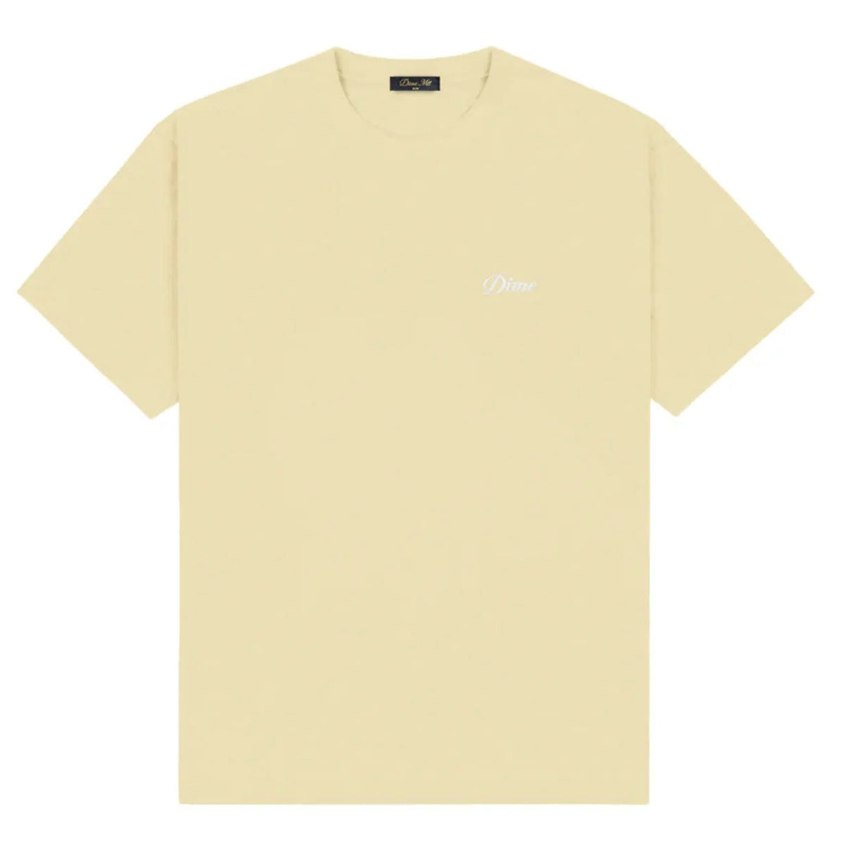 Dime Cursive Small Logo T-Shirt - Cloud Cream