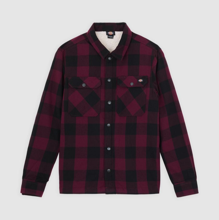 Dickies Lined Sacramento Shirt - Maroon