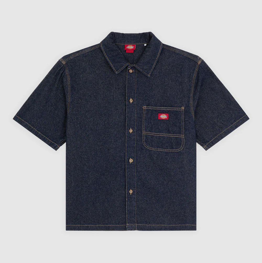 Dickies SS Denim Shirt - Rinsed