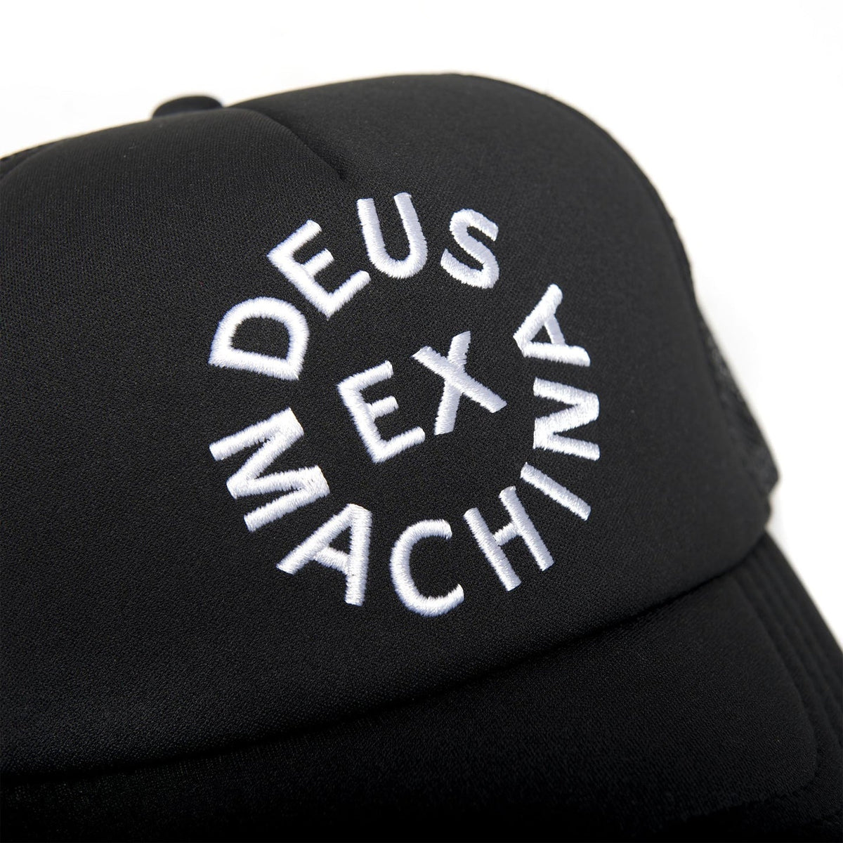 Deus Circle Logo Trucker - Black