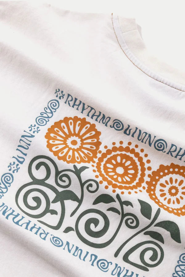 Rhythm Protea Vintage T-Shirt - Vintage White