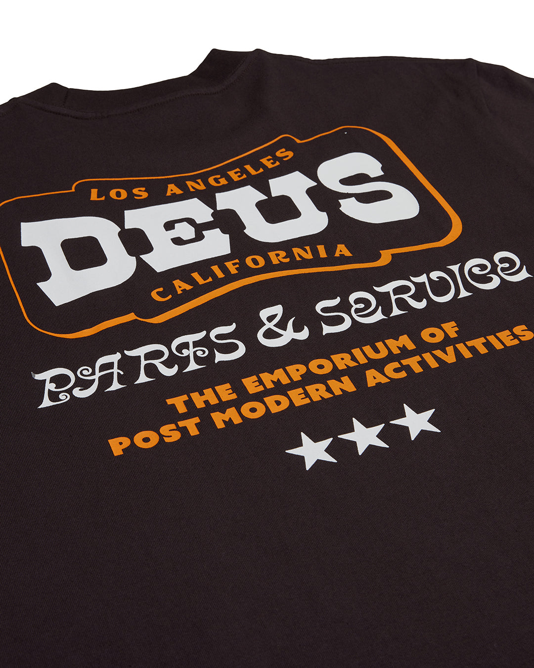 Deus Buckle Up T-Shirt - Chocolate Brown