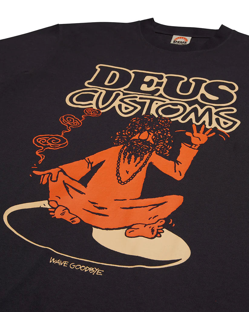 Deus Emphatic Wave T-Shirt - Anthracite