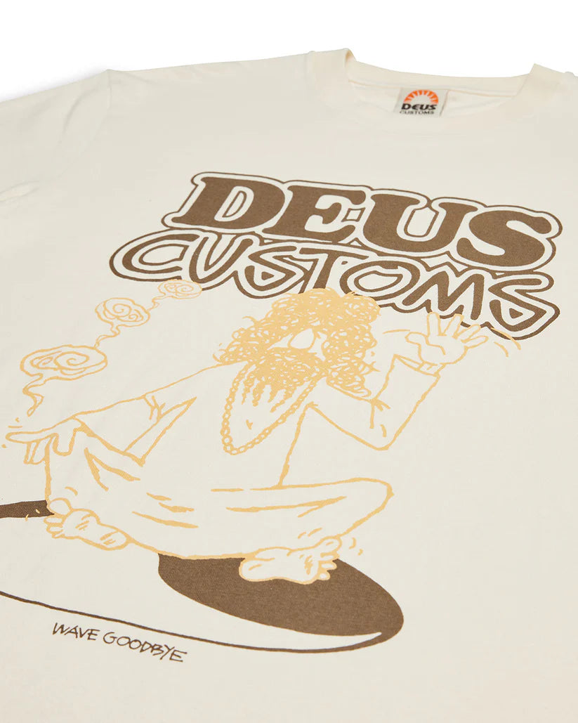Deus Emphatic Wave T-Shirt - Dirty White